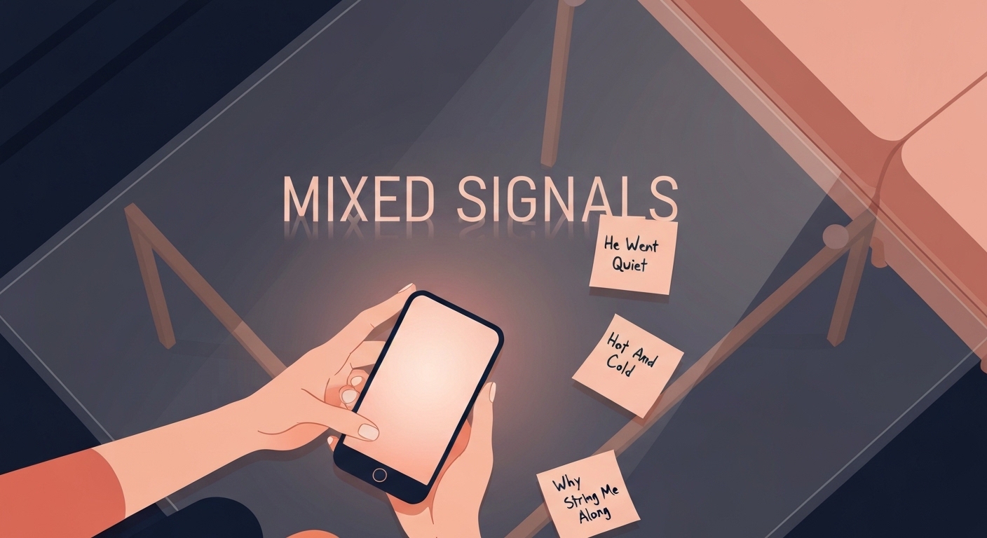 Signs he is aura farming and sending toxic mixed signals in a relationship