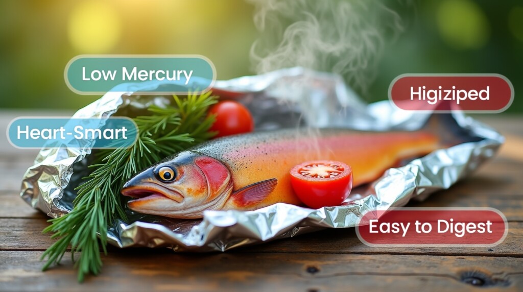 🟥 Segment 10 – Rainbow Trout: Gentle on the Heart, Strong on Nutrition 