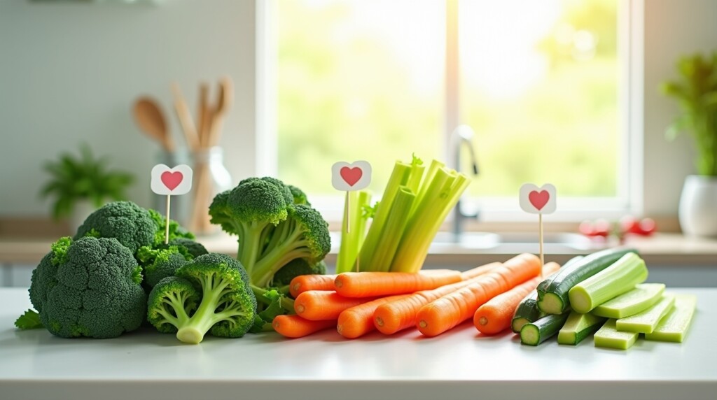 🔹 Segment 4 – 5 Heart-Friendly Vegetables 