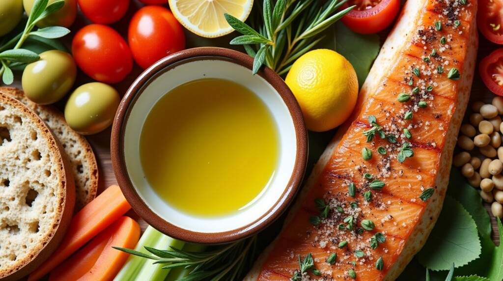 📸 Prompt 7 – Mediterranean Diet Vibe

