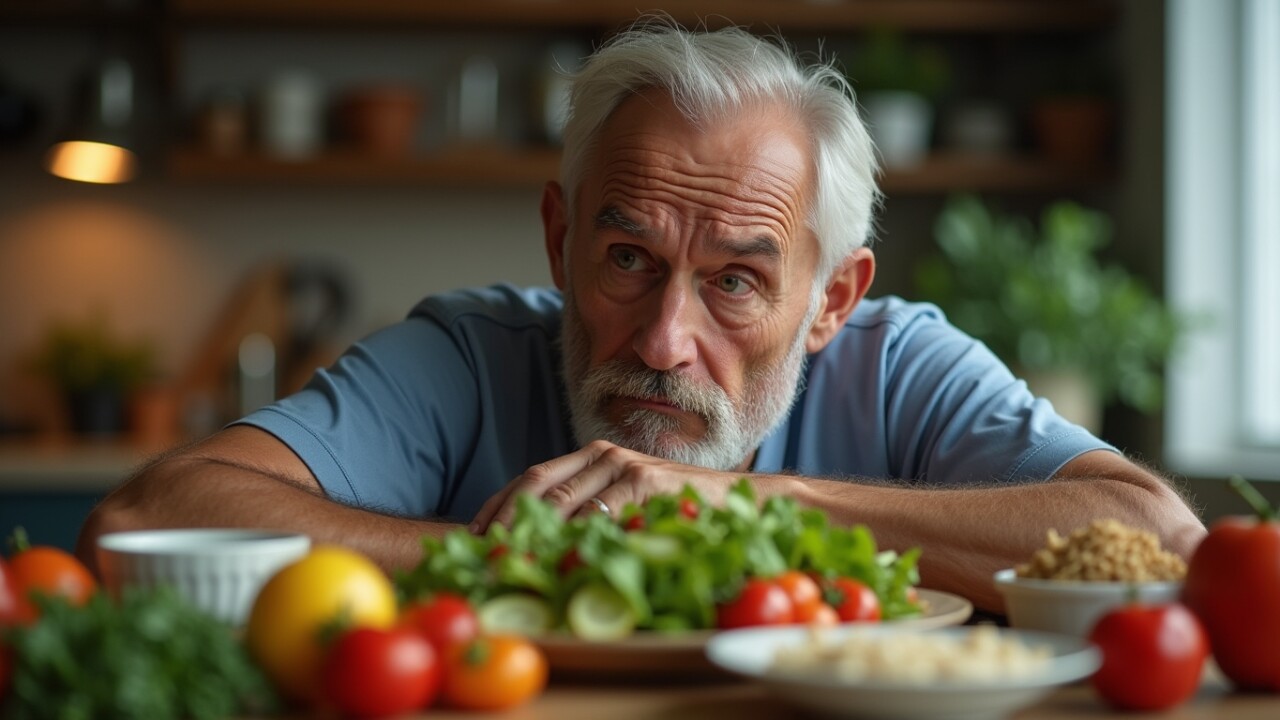 🖼️ 2. Prompt: Cảm giác vô vọng dù đã ăn uống “healthy”